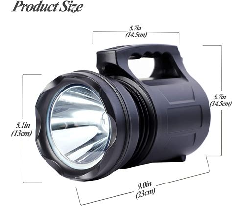 Yomer Rechargeable Cree Led Searchlight Handheld Spotlight High Power