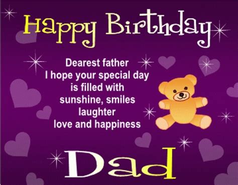 Happy Birthday Dad Poems In English : Birthday Poems for Dad | Birthday