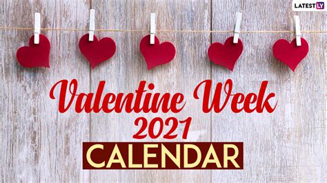 Photos News Valentine Week 2021 Full Schedule From Rose Day To Kiss