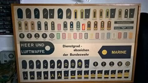We did not find results for: Wandtafel "Dienstgrade der Bundeswehr" - Original aus den ...