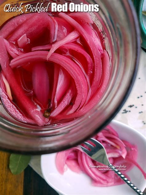 When You Have One Red Onion Make Quick Pickled Red Onions Sumptuous