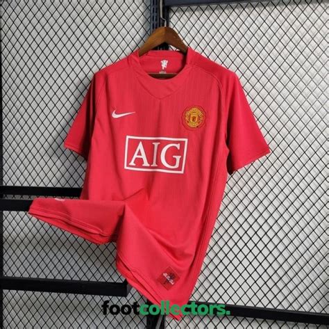 MAILLOT RETRO MANCHESTER UNITED HOME 2007 08 RONALDO