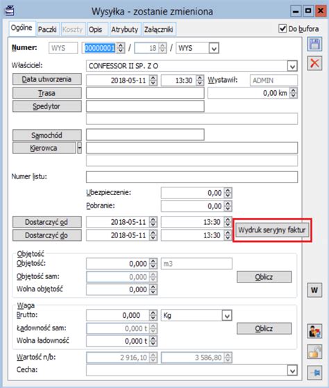 Wydruk seryjny faktur | Dodatki programistyczne - Dedykowane