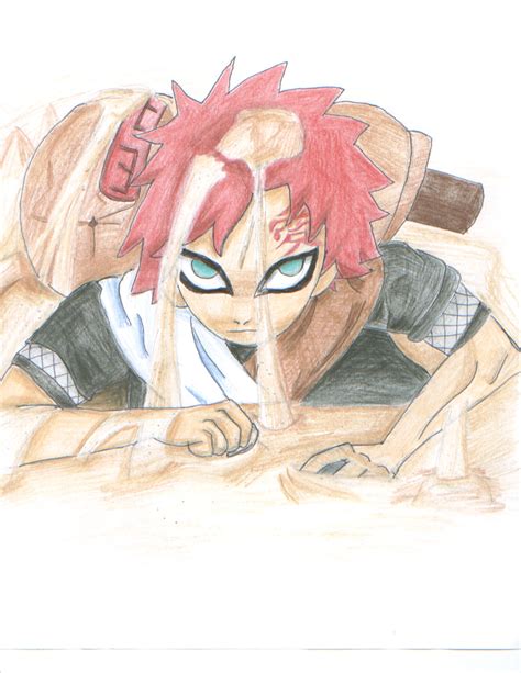 Gaara Of The Sand By Waffle Fanart Central