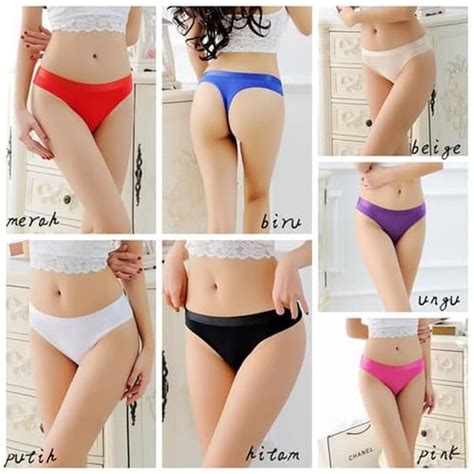 Jual Celana Dalam Wanita Sexy Gstring Thong Renda Transparant Celana