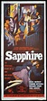 SAPPHIRE Original Daybill Movie Poster Basil Dearden Racism drama