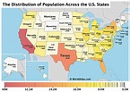 US States By Population - WorldAtlas