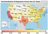 The 50 US States Ranked By Population - WorldAtlas