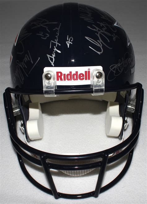 Chicago bears helmets and authentic helmets at the official online store of the. 1985 Chicago Bears Team Signed Super Bowl XX Champs Logo Helmet Signed By (30) With Mike Ditka ...