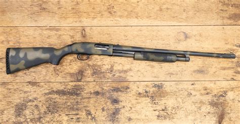 Mossberg 500A 12 Gauge Police Trade In Shotgun With Camo Finish