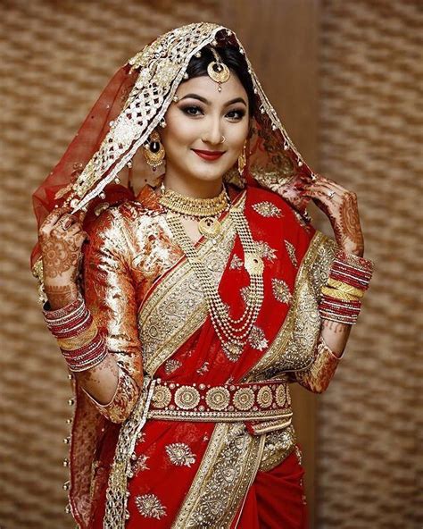 beautiful nepali behuli via nepalibrides backless wedding brides wedding dress wedding attire