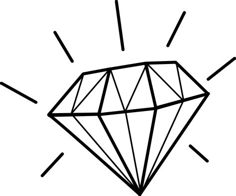 Shiny Diamond Vector Art Image Free Stock Photo Public Domain Photo
