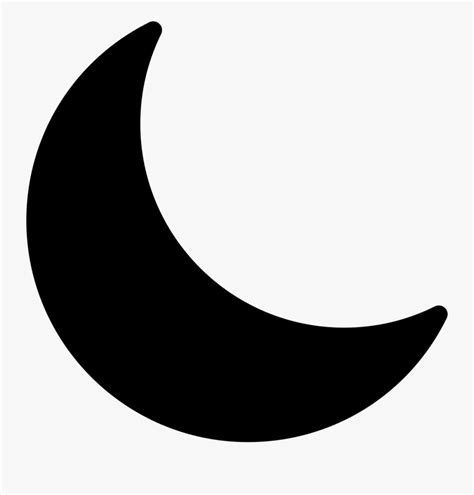 Crescent Moon Icon Png Free Transparent Clipart Clipartkey