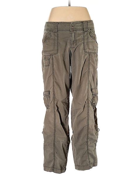 Sonoma Life Style Cargo Pants Midreg Rise Green Bottoms Size 10