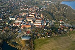 Luftbild Woldegk - Stadtzentrum im Innenstadtbereich in Woldegk im ...