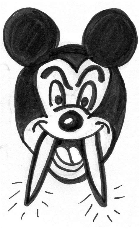 Kaths Arty Blog Mickey Mouse Teeth