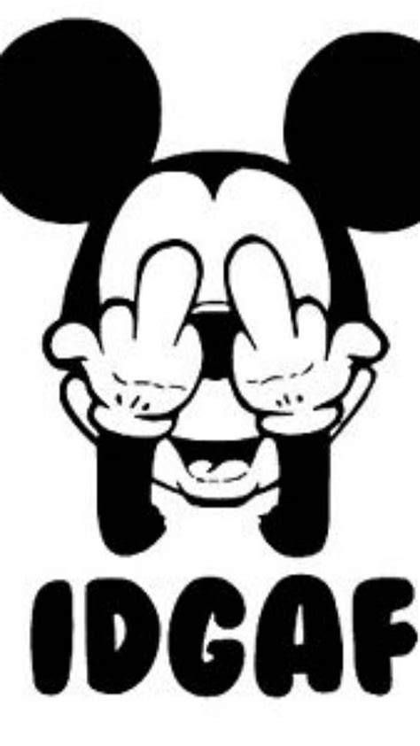Pin On Me Mickey Mouse Middle Finger Hd Phone Wallpaper Pxfuel