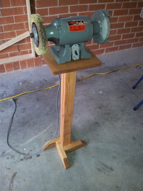 On my latest project i am building a custom stand for my bench grinder. Bench Grinder Stand - by andrewr79 @ LumberJocks.com ~ woodworking community