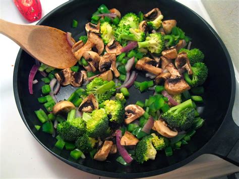 Because beef stir fry is a quick cooking process. Amy's Nutritarian Kitchen: Peanutty Vegetable Stir Fry