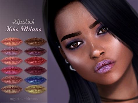 Lipstick Kiko Milano By Angissi At Tsr Sims 4 Updates