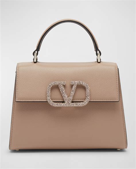 Valentino Garavani Vsling Small Leather Top Handle Bag Neiman Marcus