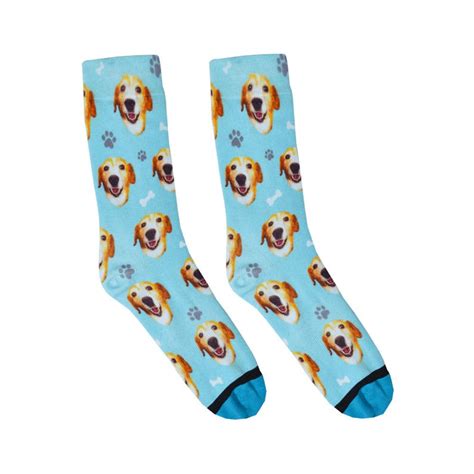 Custom Dog Socks Put Your Dog On A Sock Etsy