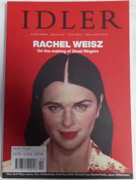 Idler Magazine Mayjune 2023 Rachel Weisz On The Making Of Dead Ringers 1719 Picclick