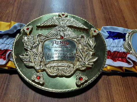 Rocky Balboa World Heavyweight Boxing Championship Title Belt Etsy