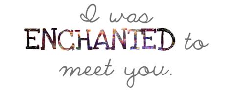 Enchanted To Meet You On Tumblr