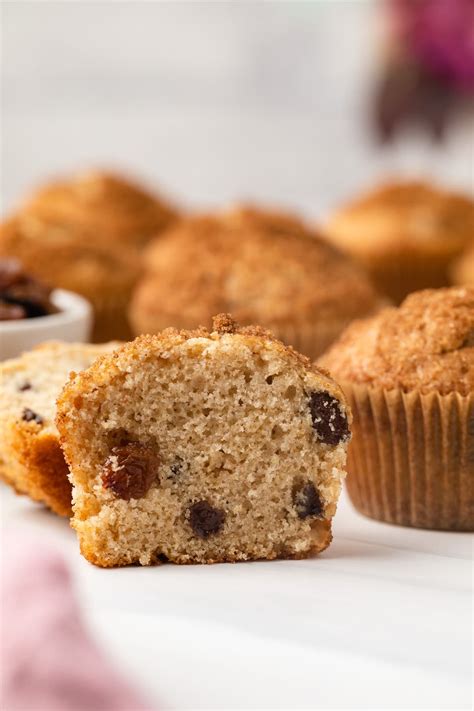 Light And Fluffy Cinnamon Raisin Muffins Are The Perfect Grab And Go