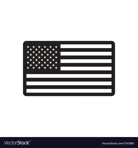 Black And White American Flag Loxabond