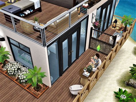 Houses sims freeplay house ideas design plans 2674. sim house design workshop: Sims Freeplay Island Villa ...