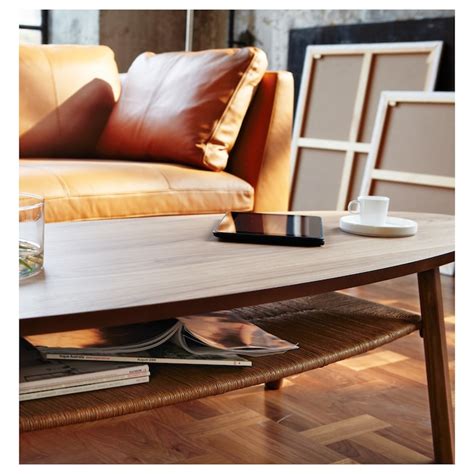 Or, you can choose a table that pops out with a bright colour or exciting design. STOCKHOLM Coffee table - walnut veneer - IKEA