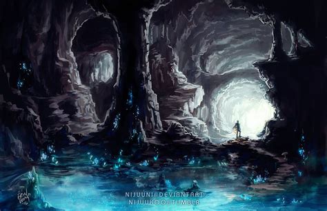 Cavern Fantasy Art Landscapes Fantasy Landscape Fantasy Art