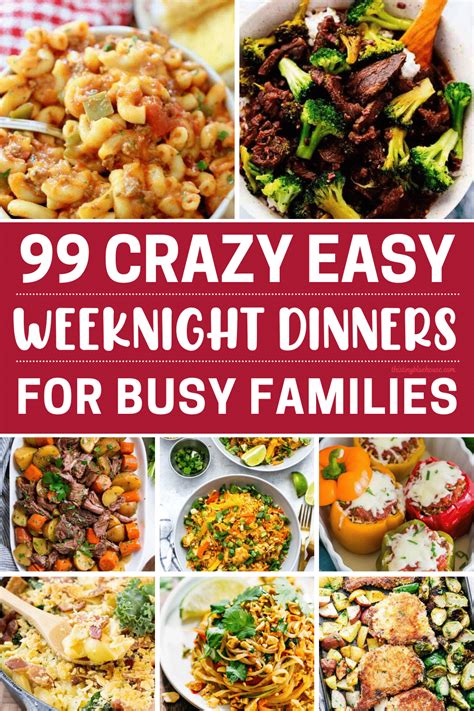 99 Best Crazy Busy School Night Meal Ideas This Tiny Blue House