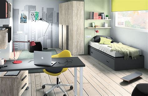 Si el dormitorio es pequeño, puedes pensar que el blanco es tu única opción. Top 5 en dormitorios juveniles para chicos