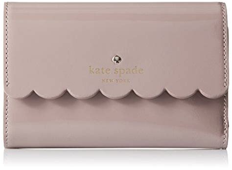Kate Spade New York Lily Avenue Patent Kieran Wallet In Porcini Rose