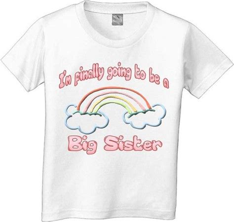 Big Sister Shirt I M Finally Going To Be A Big Sister Etsy Big Sister Shirt Sister Shirts