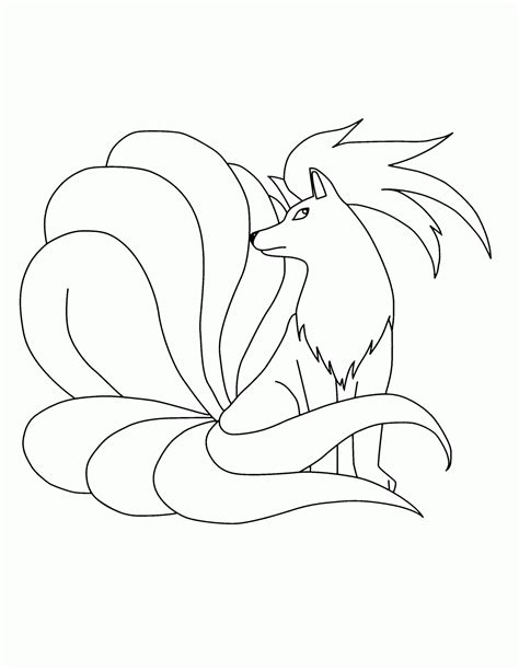 Get Creative With Ninetales Coloring Pages Free And Printable
