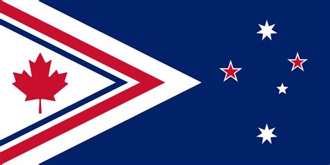 Canzuk Flag Canada Australia New Zealand And United Kingdom R