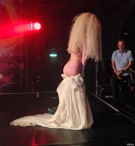 Lady Gaga Naked Singer Bares All On Stage At G A Y And Unveils Brand