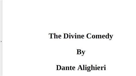 The Divine Comedy Pdf Free Download Booksfree
