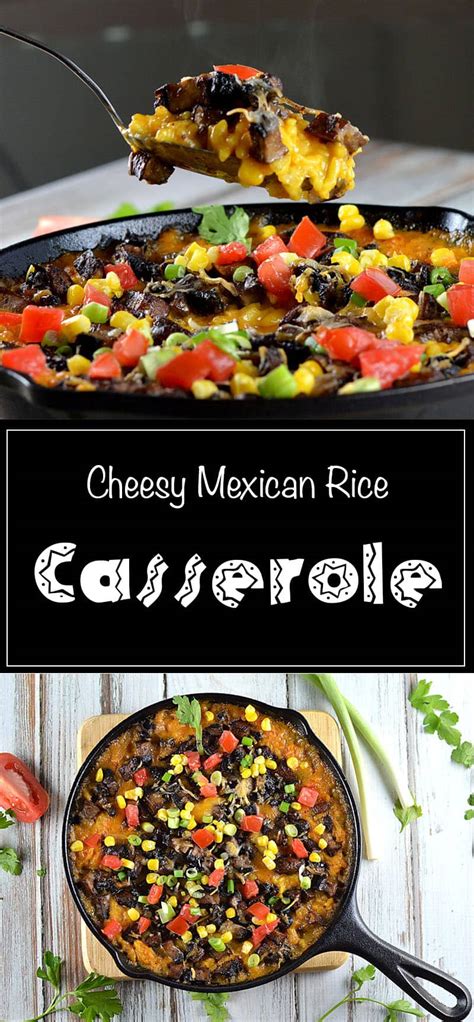 Cheesy Mexican Rice Casserole Vegan Theveglife