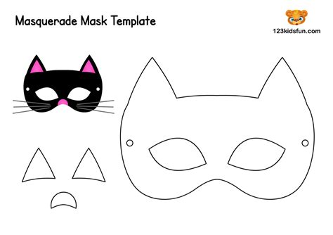 Free Printable Masquerade Masks 123 Kids Fun Apps