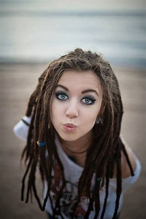 Dreads Styles Dreadlock Hairstyles Cool Hairstyles White Girl Dreads