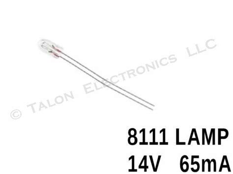 8111 Lamp T 1 Wire Lead 14v 65ma