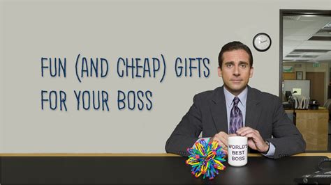 We've gathered several of our favorite gifts from wework members that will make you look good and your boss feel appreciated. Fun (And Cheap) Gifts For Your Boss