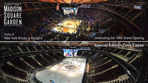 Madison Square Garden Special Edition Transformation Time Lapse Youtube