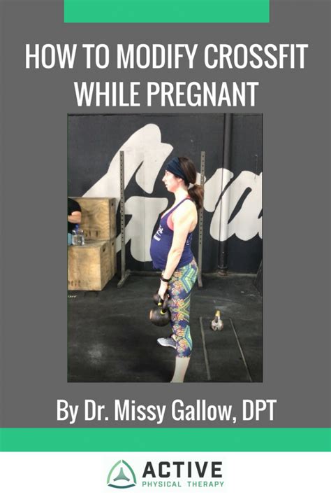 How To Modify Crossfit While Pregnant Active Physical Therapy