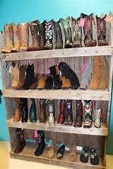 Pictures of Western Boot Storage Rack